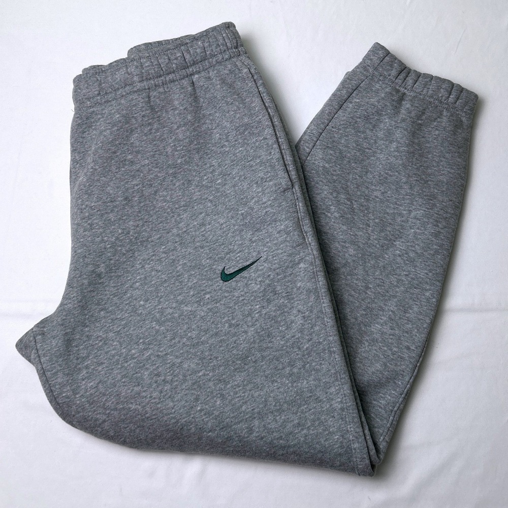 Nike Mens Michigan State Rowing Fleece Joggers Size L Gray Spartans Athleisure